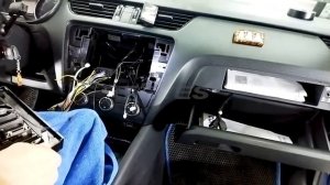 Установка магнитолы TEYES на SKODA OCTAVIA A7 3 2013-2018