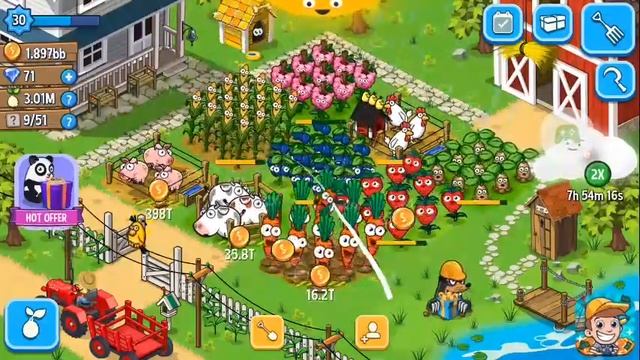 Farm Away! - Idle Farming - legendary and nearly there to the mega rainbow! смотреть онлайн