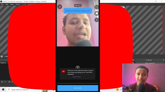 Youtube Go Live Together Feature आ गया 🥳 | Go Live Together कैसे लें | How To Use Go Live Together смотреть онлайн
