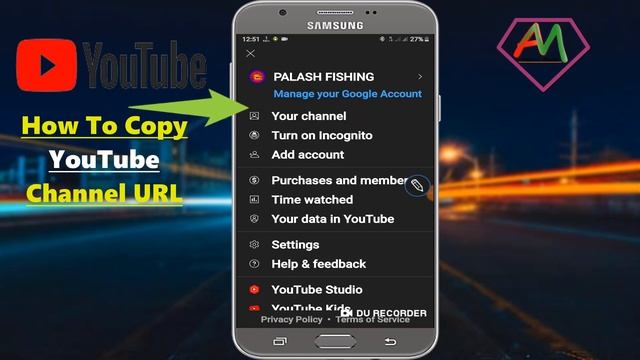 YouTube Channel Link Copy System On Android | How to copy YouTube Channel link Url | Bangla Tutoria смотреть онлайн