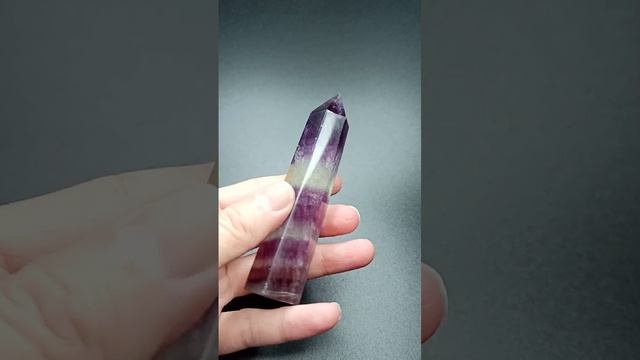 Флюорит арбузный, кристалл 95 мм смотреть онлайн