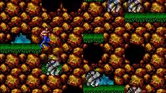 Contra Hack, 4 Level Demo: Level 3 Waterfall смотреть онлайн