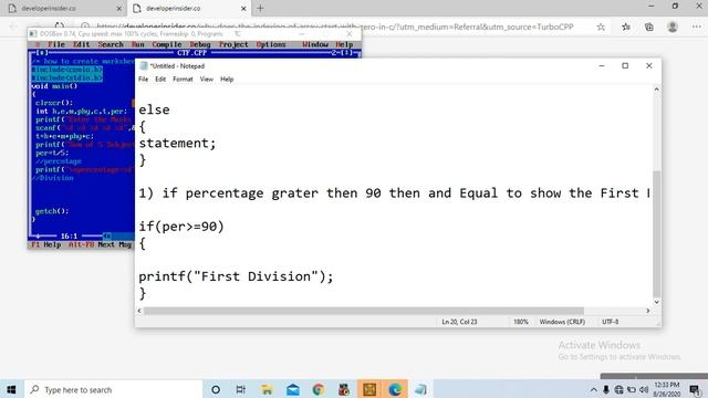 How to create Mark sheet in c Programming смотреть онлайн