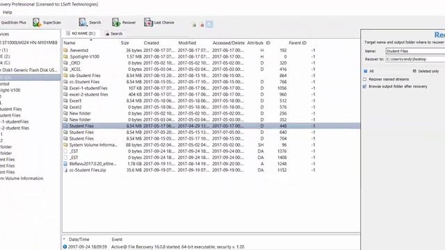 Overview of basic file recovery functionality смотреть онлайн