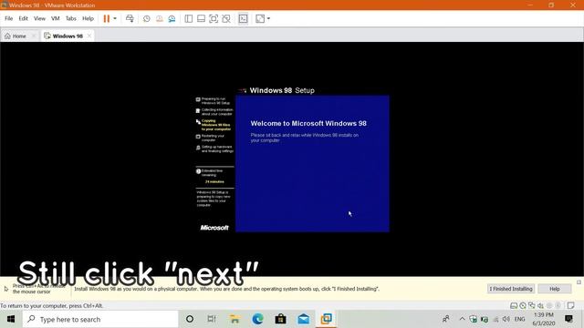Installing Windows 98SE on VMware! STILL THE EASY WAY!! смотреть онлайн