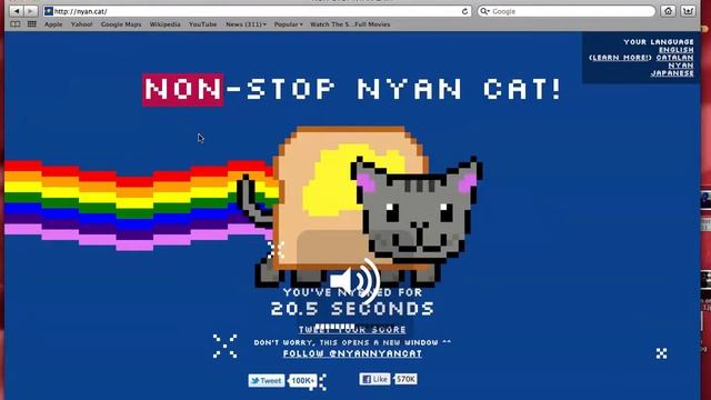 Nyan Cat-Easter Egg смотреть онлайн