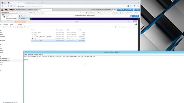 Installation einer Windows VM im Proxmox смотреть онлайн