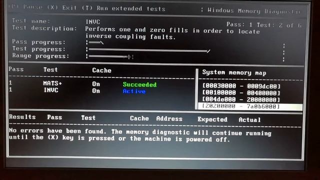 WINDOWS MEMORY DIAGNOSTIC смотреть онлайн