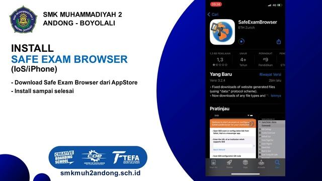 Install Safe Exam Browser Untuk iOS / iPhone смотреть онлайн