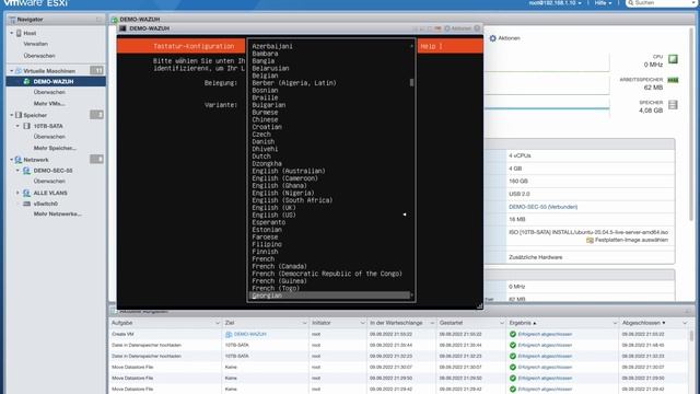 Ubuntu Server 20.04 LTS Installation auf VMWare ESXI Server смотреть онлайн