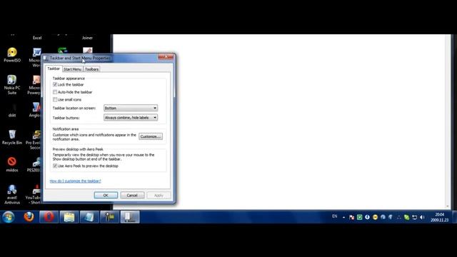 How change Windows 7 taskbar like in vista смотреть онлайн