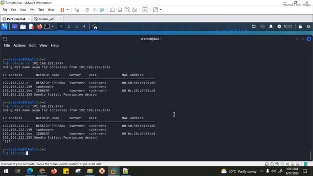 how to use nbtscan netbios scan tool in kali linux смотреть онлайн
