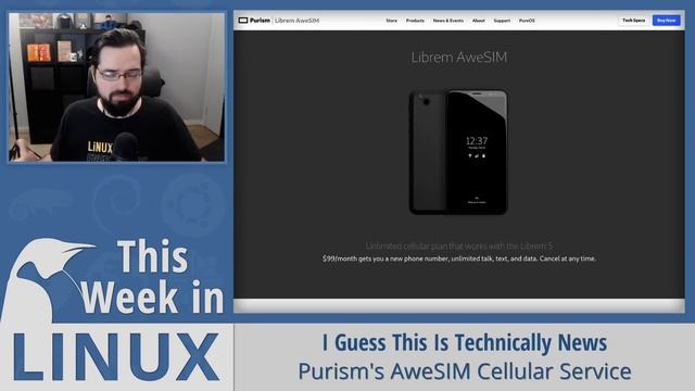Fedora 33 Beta, OBS Studio 26, Purism's AweSIM Cellular Service | This Week in Linux 119 смотреть онлайн