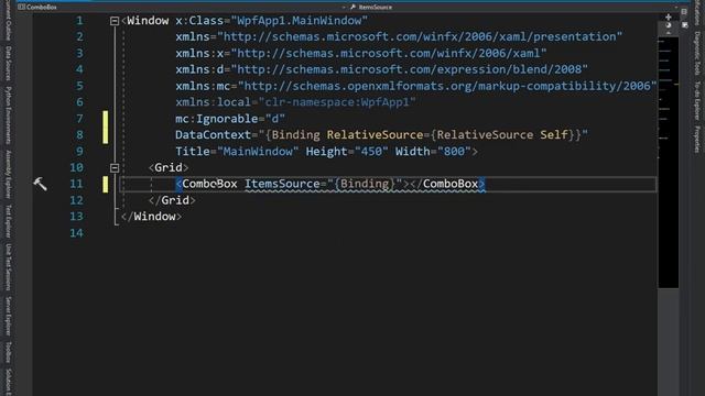 WPF ComboBox data Binding Example смотреть онлайн