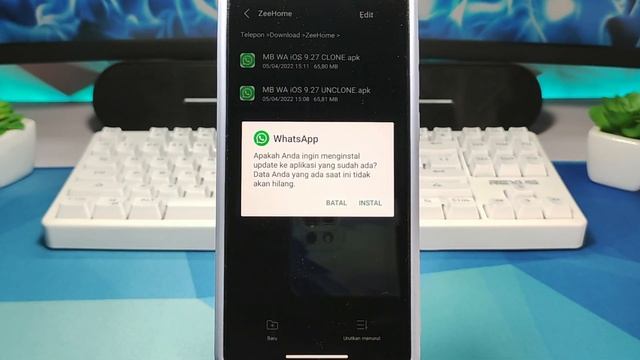 New Update MB WhatsApp v9.27 Final Anti Kadaluwarsa - Ubah WA Android jadi iPhone смотреть онлайн