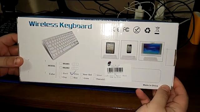 BK3001BA Bluetooth Wireless Russian Keyboard видеоотзыв смотреть онлайн