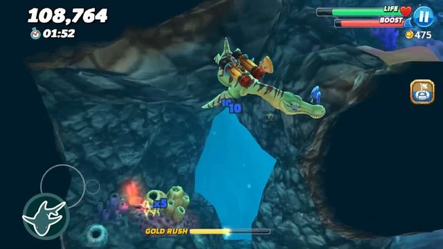 Hungry Shark World - Drago Gameplay смотреть онлайн