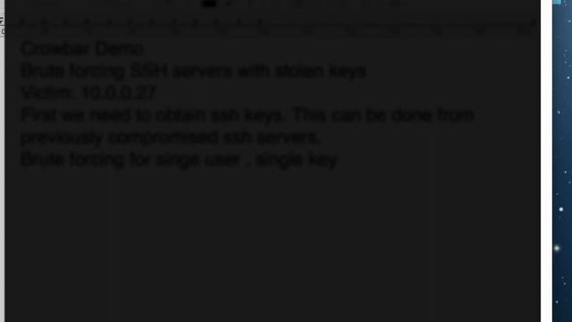 Heybe - Crowbar SSH Bruteforcing смотреть онлайн