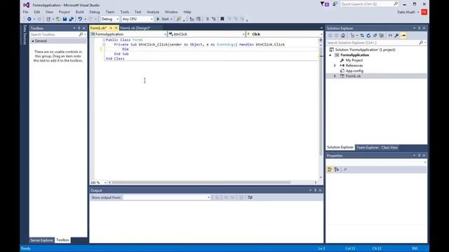Lesson 1 VB.Net Windows Forms смотреть онлайн