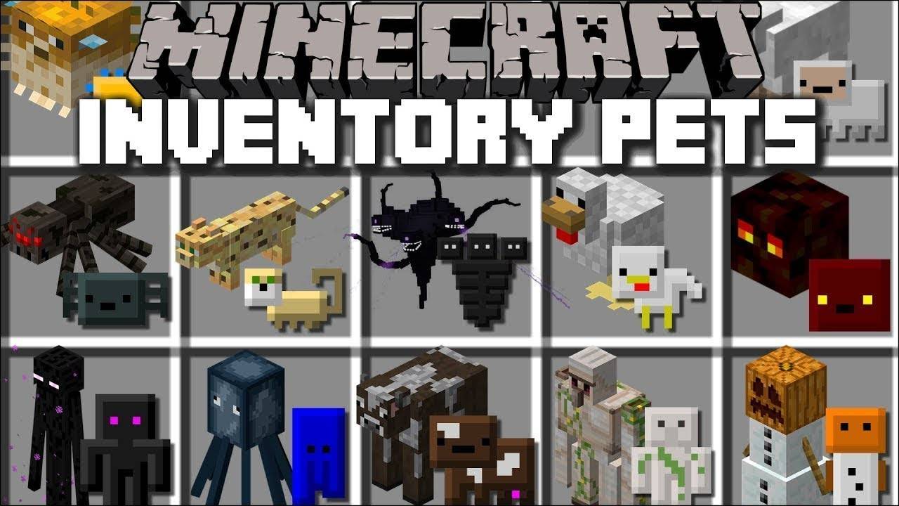 НОВЫЕ секретные карманные мобы в майнкрафт_обзор мода inventory pets!🤯 смотреть онлайн