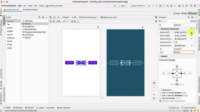Mobile Application Development- Responsive UI Design with Constraint Layout - Chain and Chain Style смотреть онлайн