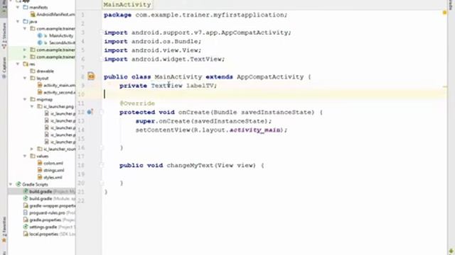 Android Basic tutorial 02 (text view) смотреть онлайн