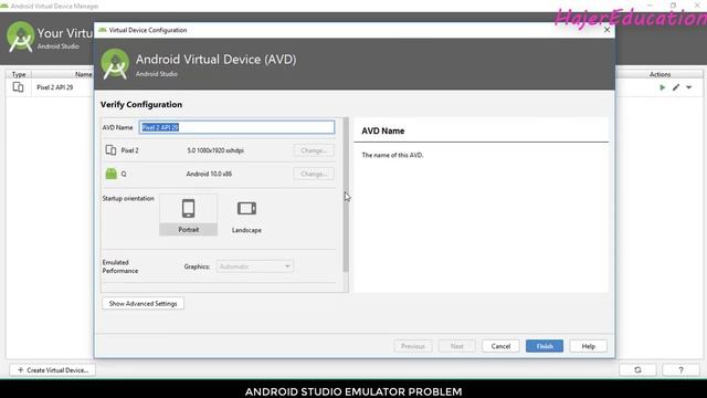 ANDROID STUDIO EMULATOR PROBLEM | اندرويد ستوديو Emulator حل مشكلة смотреть онлайн
