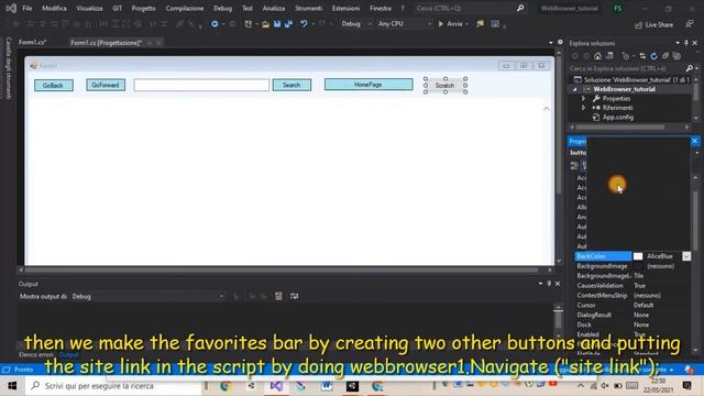 How to make a WebBrowser in visual studio c# tutorial смотреть онлайн