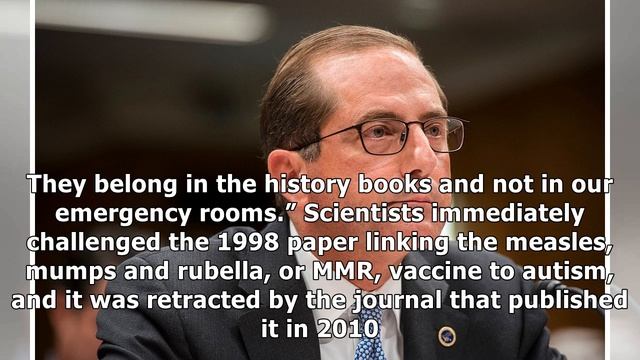 Alex Azar praises Trump for public shift on vaccines смотреть онлайн