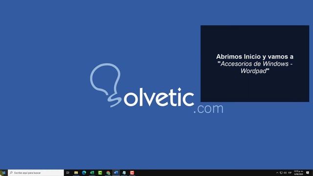 📝 Cómo ABRIR WORDPAD en Windows 10 смотреть онлайн