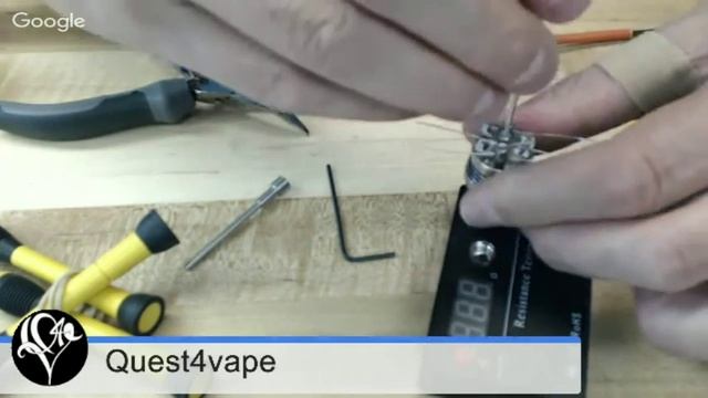 Quad Vertical 26 ga .2 ohm on Freaksow Live Coil Building Workshop #HangoutsOnAir смотреть онлайн