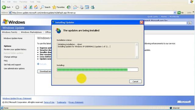 Windows Update - XP смотреть онлайн