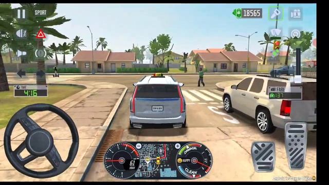 Taxi Sim 2022 Cadilac Escalade SUV Dirty White Android Games New Update Taxi sim 2020 Gameplay 2023 смотреть онлайн
