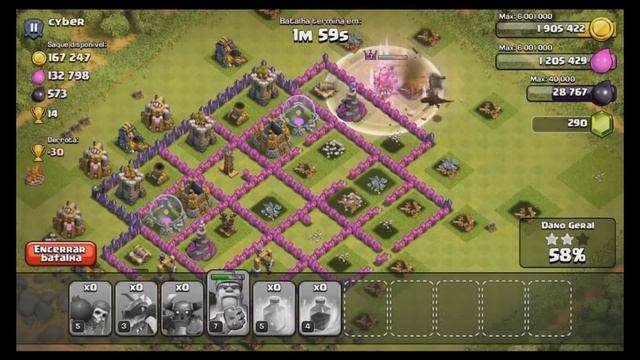 Clash of Clans HD Parte 75 - Centro de Vila 8 (CV8): Ataque de Pekkas e Dragões! смотреть онлайн