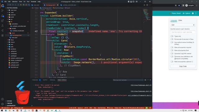 Flutter Rest API Integration Tutorial | Flutter Cocktail App using Rest API | Fetch Data from API смотреть онлайн