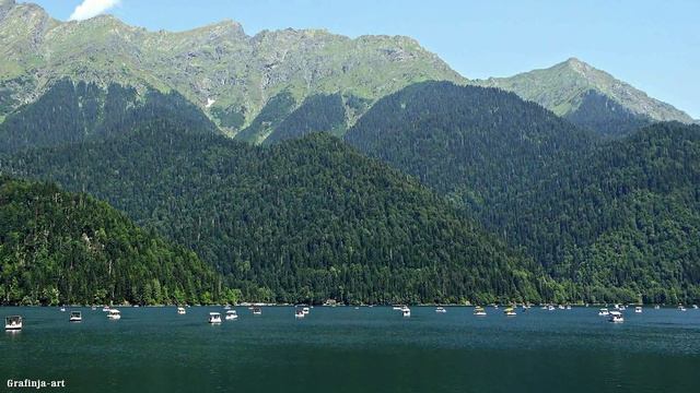 Озеро Рица...Я ЗАБРЕЛА НА ОЗЕРО ЛЮБВИ...Читает Grafinja-art