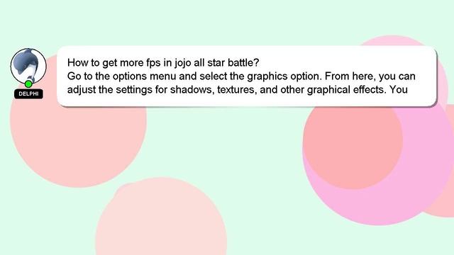 How to get more fps in jojo all star battle? смотреть онлайн
