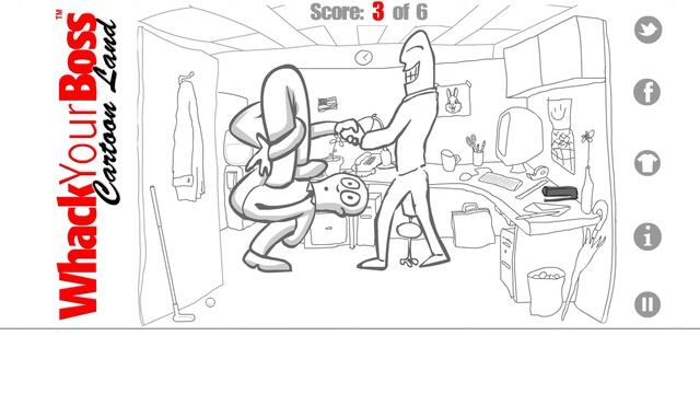Whack Your Boss ~ Cartoon Land - Gameplay Android смотреть онлайн