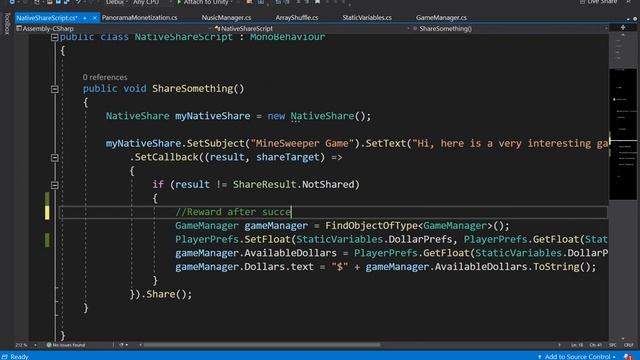 Native Share Unity смотреть онлайн
