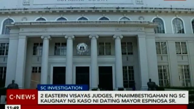 SC orders investigation on 2 Eastern Visayas judges over Mayor Espinosa case смотреть онлайн