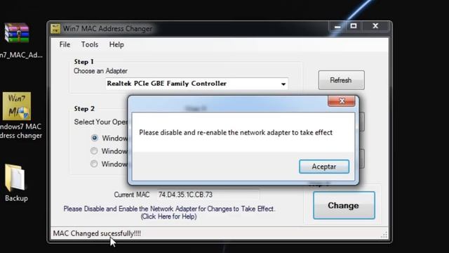 WIn7 MAC Address Changer - Audit. Inf. Práctica N°1 смотреть онлайн