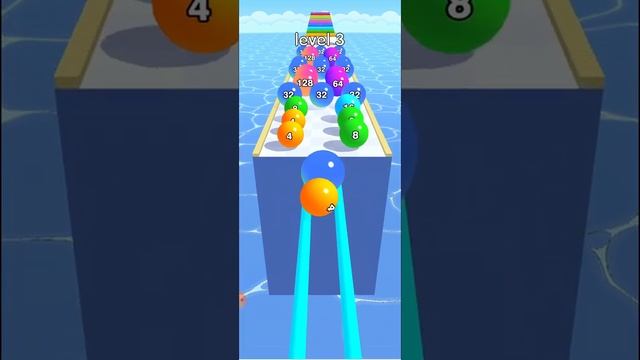 Ball Run 3D - 2048 - Gameplay Level 1 - 2 - 3 - 4 - 5 ( Android & IOS GamePlays ) смотреть онлайн