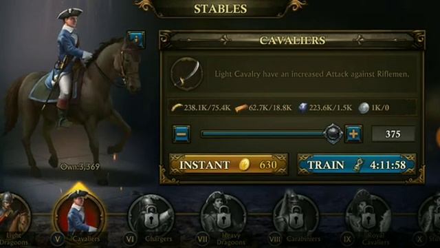 Guns of Glory | farm account build up смотреть онлайн
