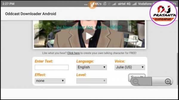 Sangeeta Studio Hindi Voice  Tag App || For Android Best Quality Released!! Oddcast Apk