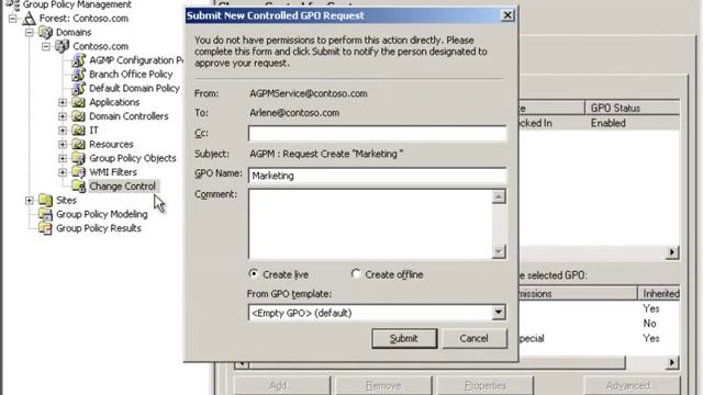 Controlling Group Policy Using AGPM.wmv смотреть онлайн