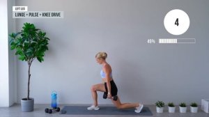 40 MIN FULL BODY TONING LOW IMPACT + TOTAL CORE Workout + Weights, No Repeat Exercises w  Dumbbells