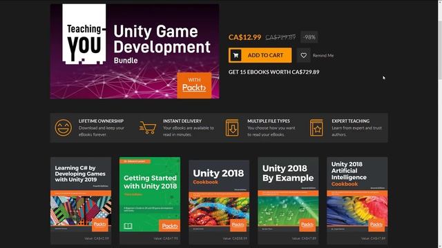 Massive Unreal, Unity, Blender & C++ eBook Bundles by Fanatical смотреть онлайн