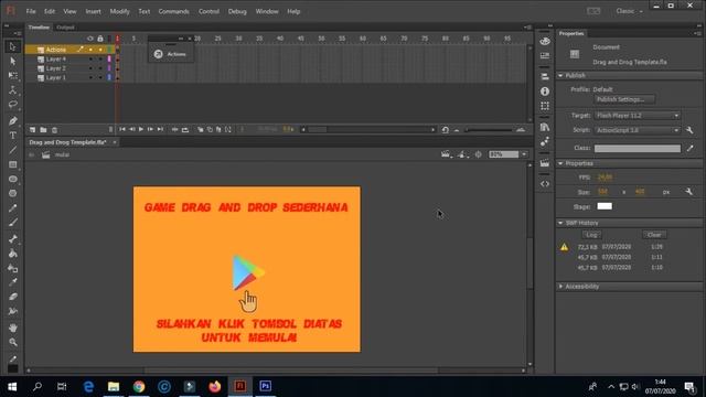 Tutorial Export File FLA to APK смотреть онлайн