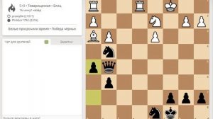 Гамбит Дамиано. Белые снова попались!