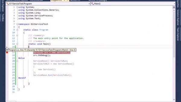 Windows Service - C#
